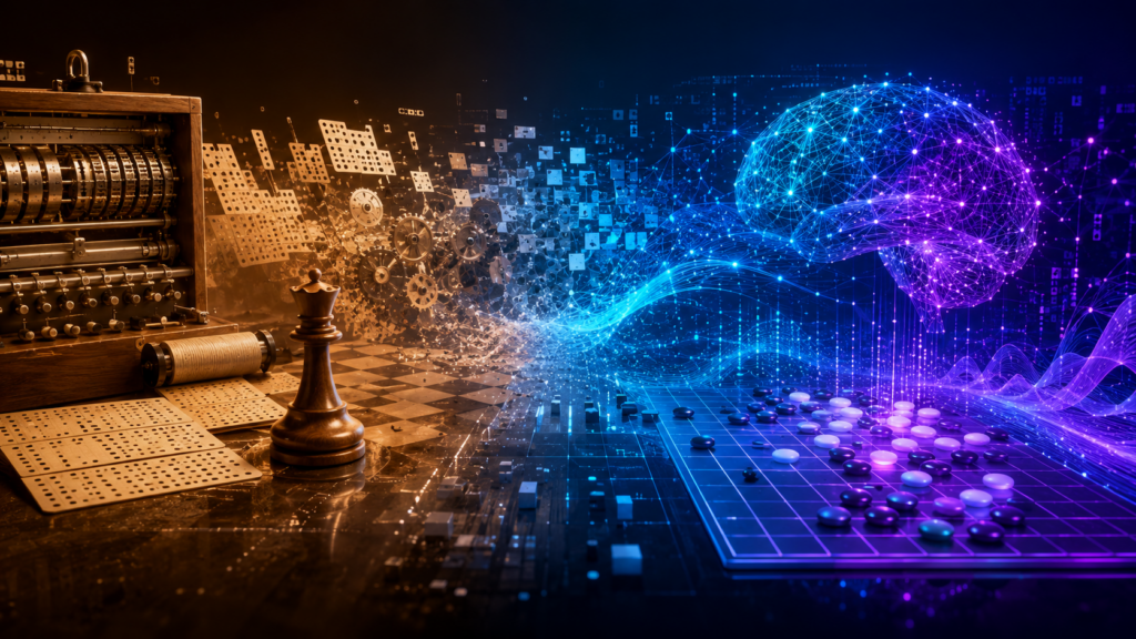 Evolution of computation and AI
