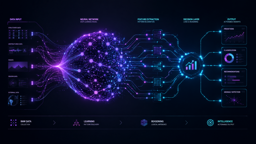 Neon data flow and neural networks